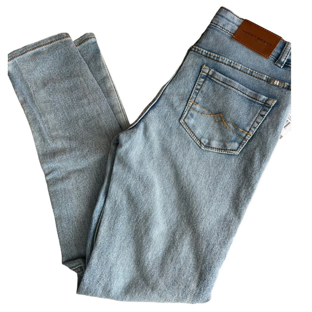Lucky Brand Girls Zoe skinny jeans light wash 12